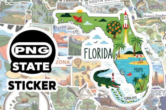 Florida Sticker PNG SVG: Your Guide to State Pride Designs