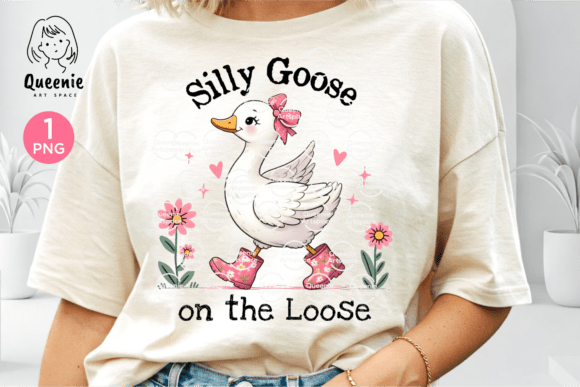 Silly Goose on the Loose: Sarcastic Png for Crafts