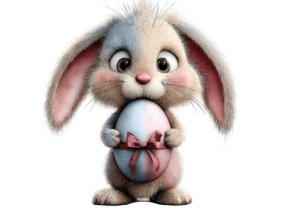 Springtime Storybook Charm: 12 PNG Whimsical Nursery Animals