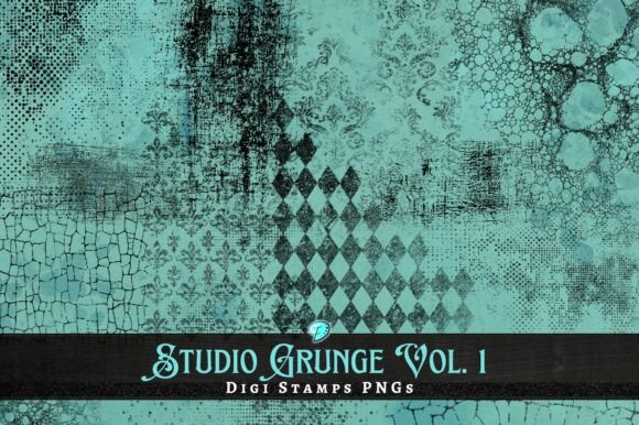 Studio Grunge Digi Stamps Vol. 1: Unlocking Authentic Texture