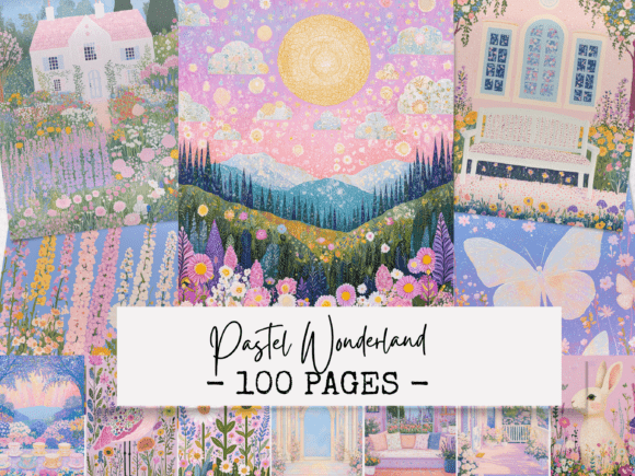 Unlocking Dreamy Projects with Pastel Wonderland Junk Journal Papers
